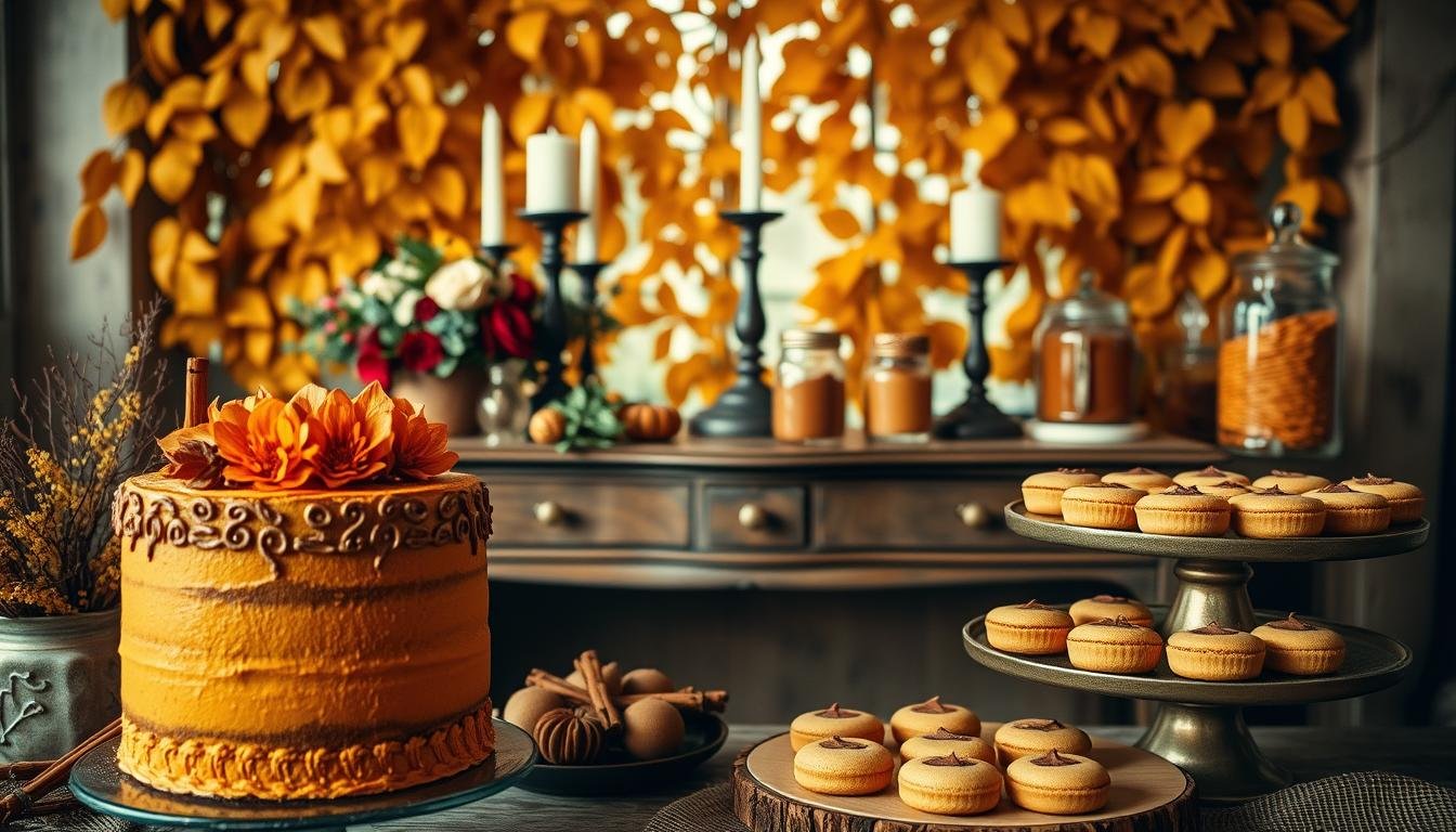 Autumn Wedding Dessert Bar Inspiration