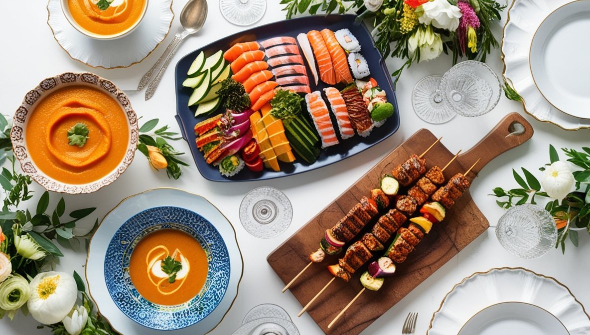 leonardo phoenix 09 bright modern flat lay with an assortment 2