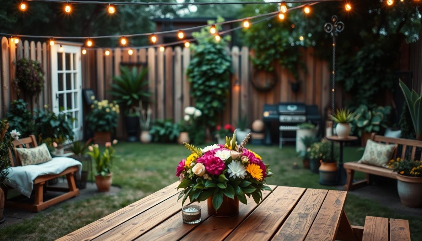 backyard ambiance