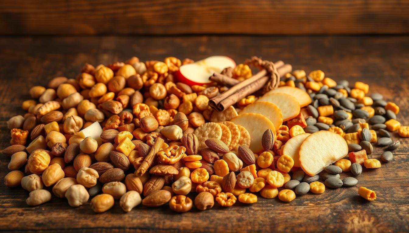 easy fall snack mix ingredients