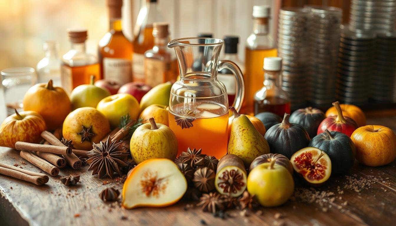 fall mocktail ingredients