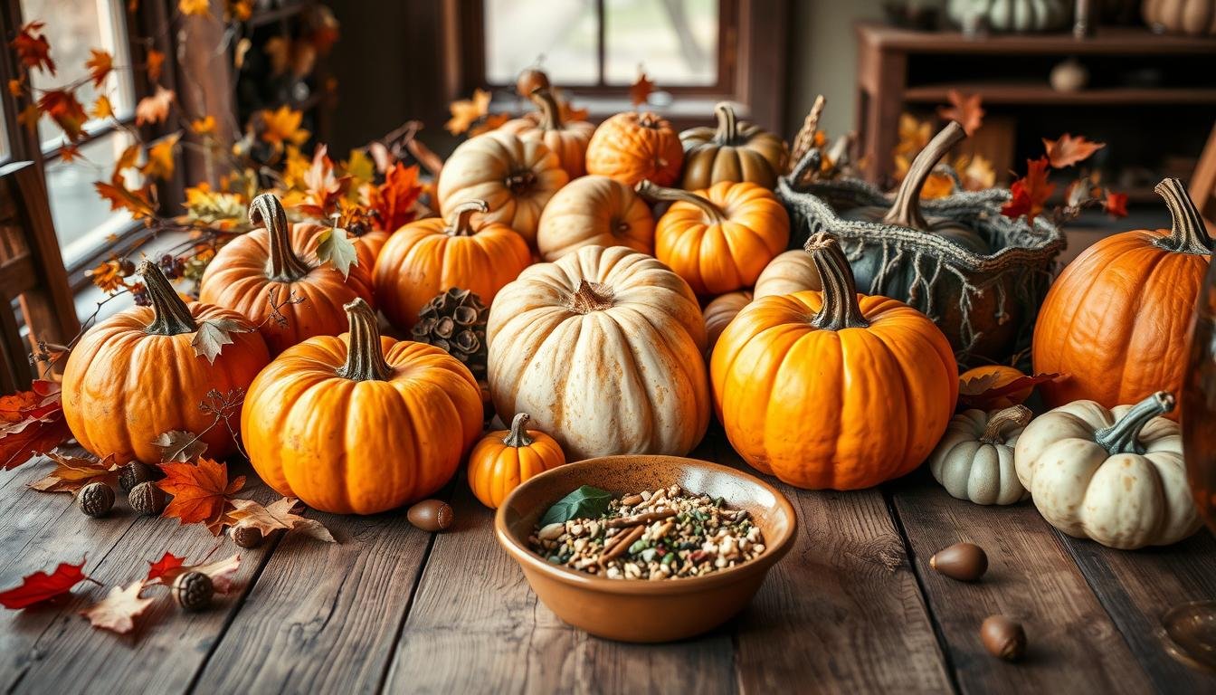 food styling for autumn