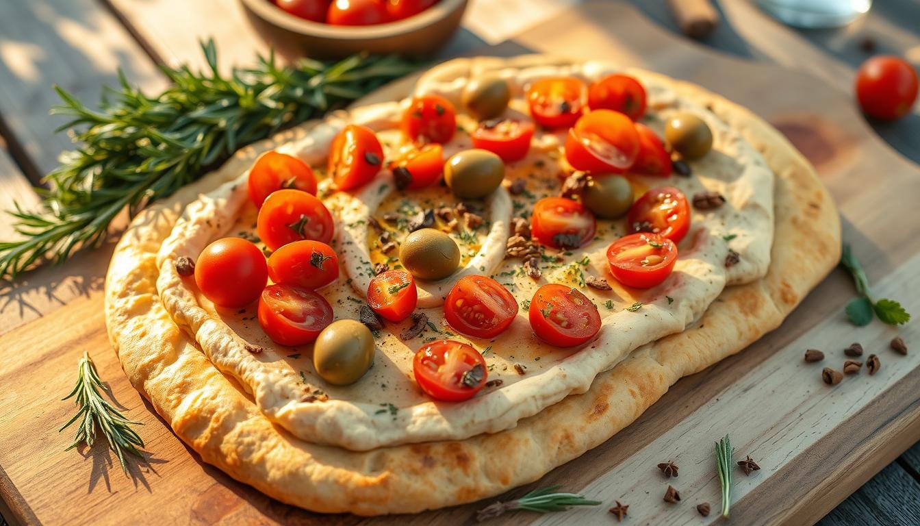 hummus flatbread recipe